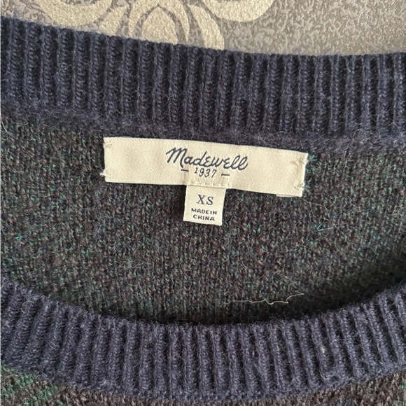 Madewell Plaid Sweater - Picture 2 of 4